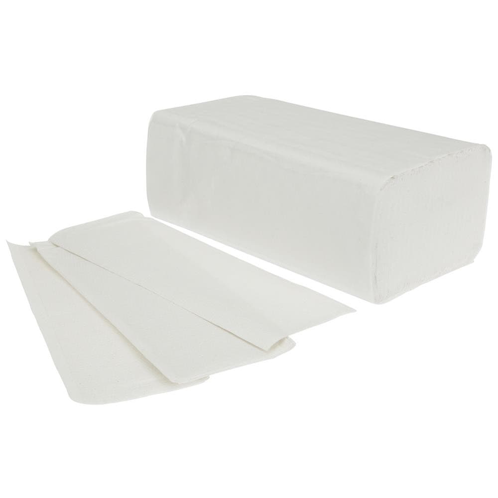 Prosop pliat tip V alb celuloza 2 str. 150 foi. 21x25 cm