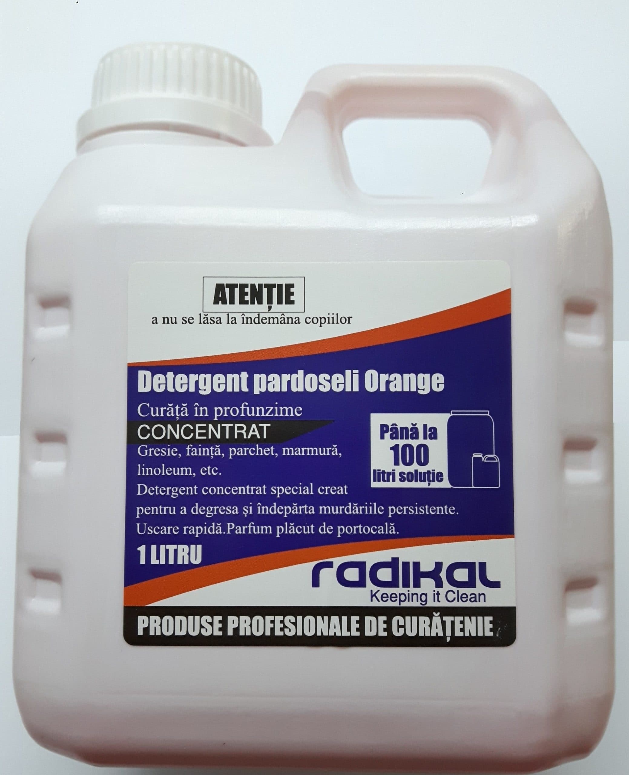 Radikal - Detergent pardoseala orange