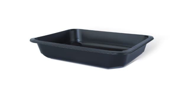 Caserola pp neagra 1 compartiment