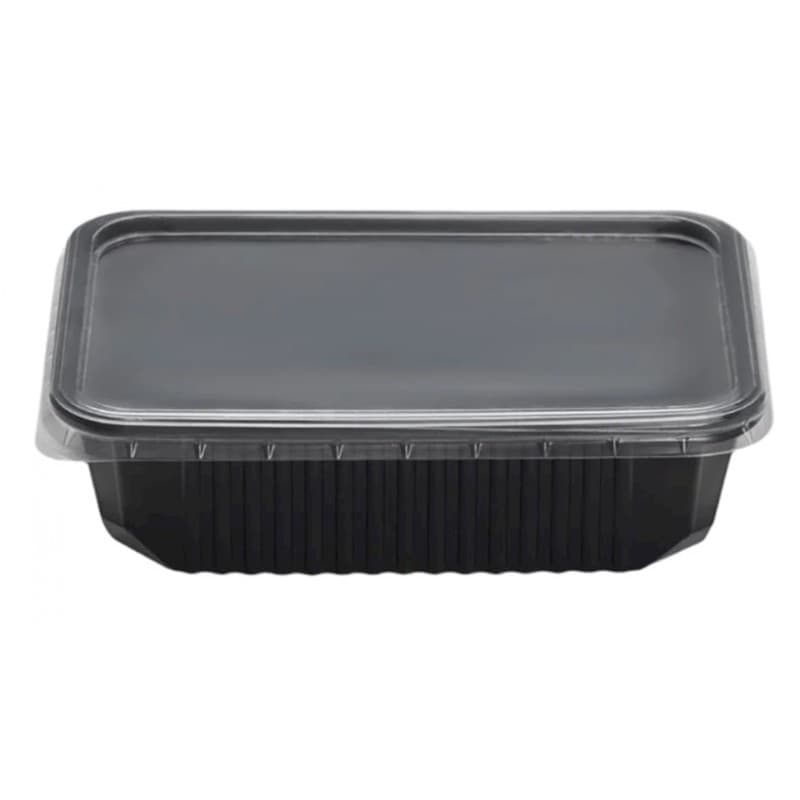 Euro Box pp negru 1 compartimen 500 ml