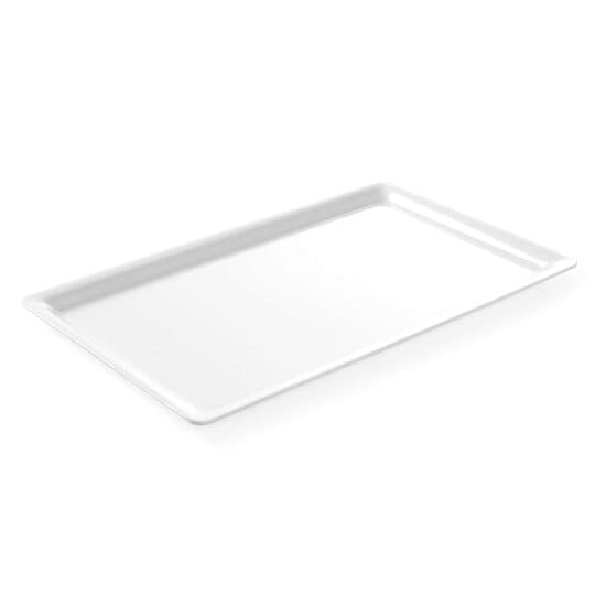 Tava gastronorm din melamina , Alb, 354x325x(H)20 mm, usoara, rezistenta la impact