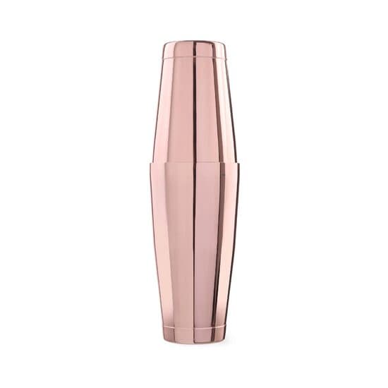 Shaker Cocktail , fabricat din otel inoxidabil invelit in cupru, din 2 parti, 600/800 ml, 90x(H)140 mm/ 92x(H)174 mm