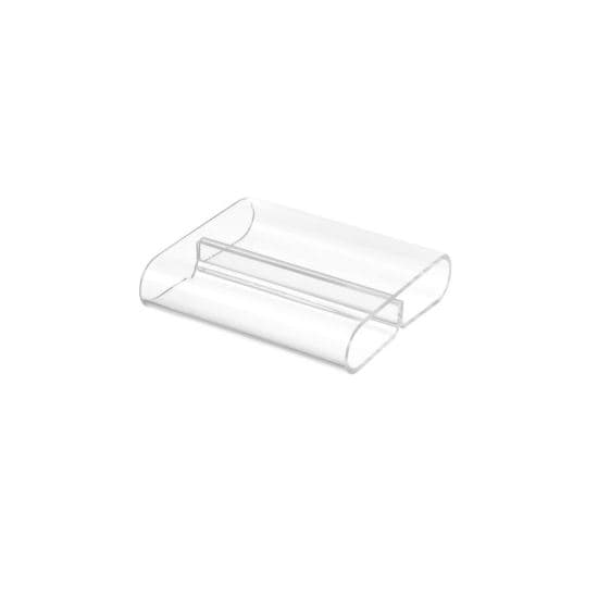 Set 6 bucati Suport pentru meniu masa - plexiglas alb, 80x72x(H)20 mm
