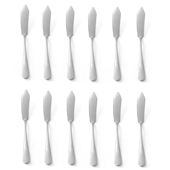 Set 12 cutite peste (L)158 mm, inox, finisaj oglinda, Profi Line