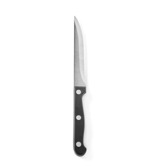 Set 6 cutite friptura, inox, 215 mm, maer plastic, Kitchen Line