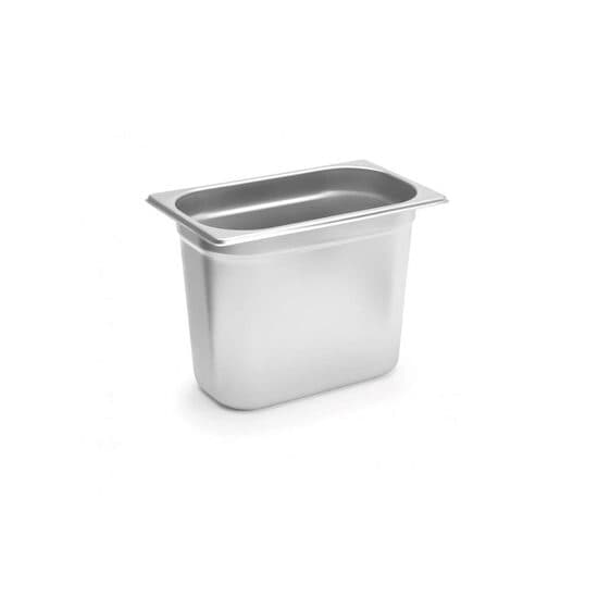 Tava gastronorm GN 1/4 din inox 18/10, 265x162xH200 mm Revolution rezistenta la temperaturi -40 pana la 300C