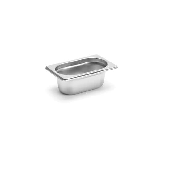 Tava gastronorm GN 1/9 din inox 18/10, 176x108xH65 mm Revolution rezistenta la temperaturi -40 pana la 300C