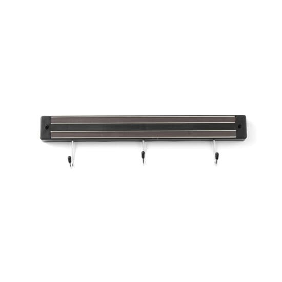 Suport magnetic pentru cutite, 45 cm, cu 5 carlige agatare