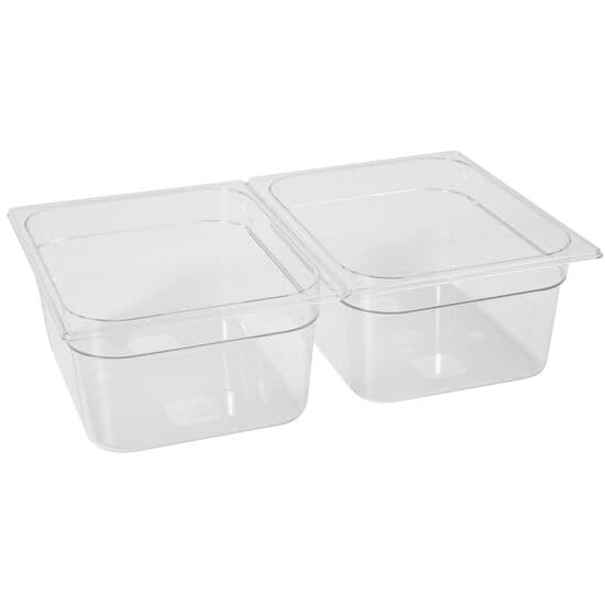 Tava Gastronorm GN 1/2 100 mm 6.5 lt - policarbonat transparent