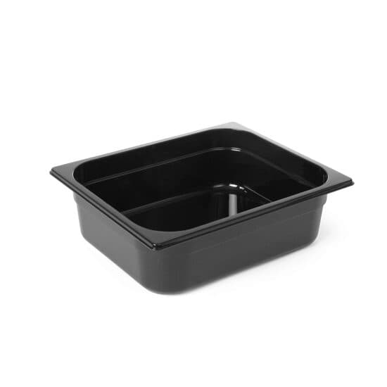 Tava Gastronorm GN 1/2 100 mm 6.5 lt - policarbonat negru