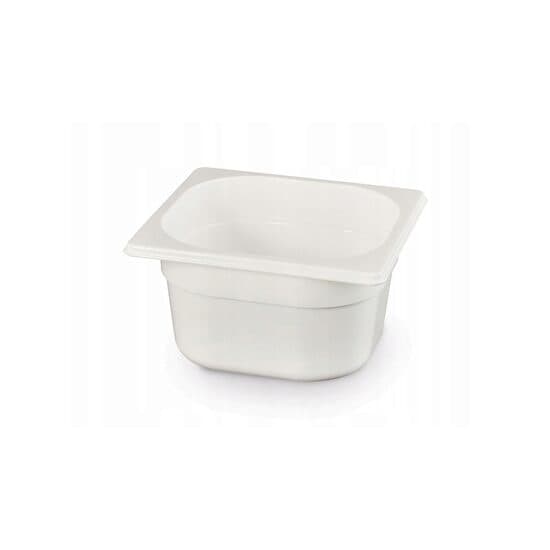 Tava gastronorm GN 1/6 din policarbonat, 1 litru, 176x162x65(h)mm rezistenta la temperaturi -40 pana la 110 C