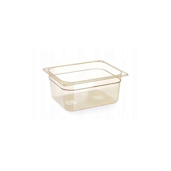 Tava gastronorm GN 1/2 din policarbonat, 6.1 litri, 325x265x(H)100 mm, BPA free, rezistenta la temperaturi -40 pana la 150 C, rezistenta mare la impac