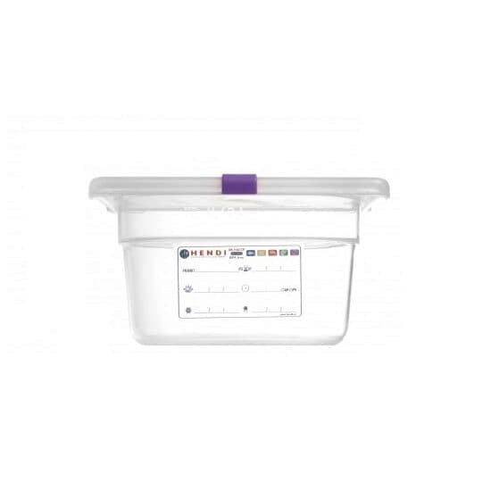 Tava gastronorm GN1/2, 325x265x(H)200 mm, 12.5 litri cu marcaj HACCP, polipropilena