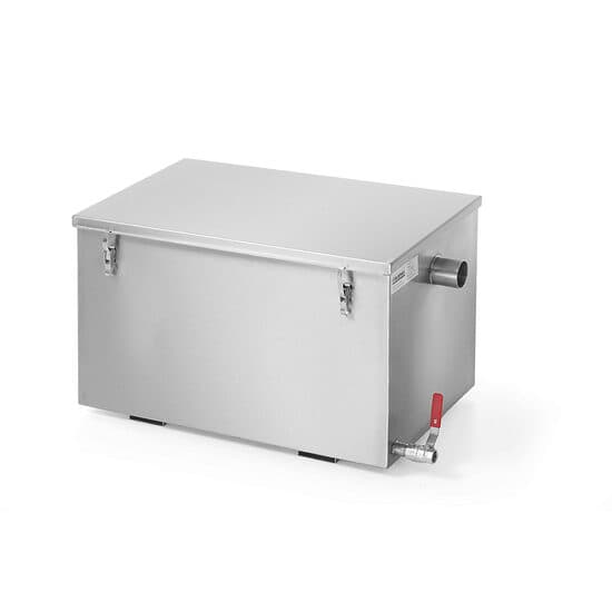 Sistem profesional de colectare al grasimii pentru sistemele de canalizare Inox 60 litri 745x410x(H)400 mm