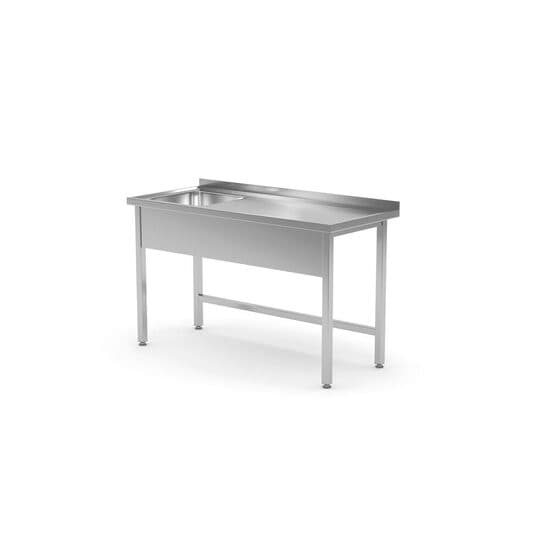 Spalator cu o cuva stanga din inox , dimensiuni 1000x600x(H)850 mm