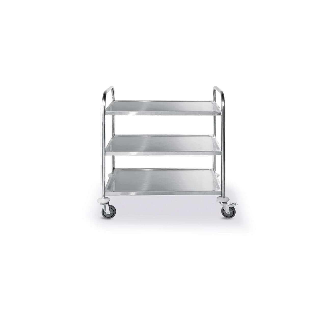 Carucior inox pentru 3 tavi