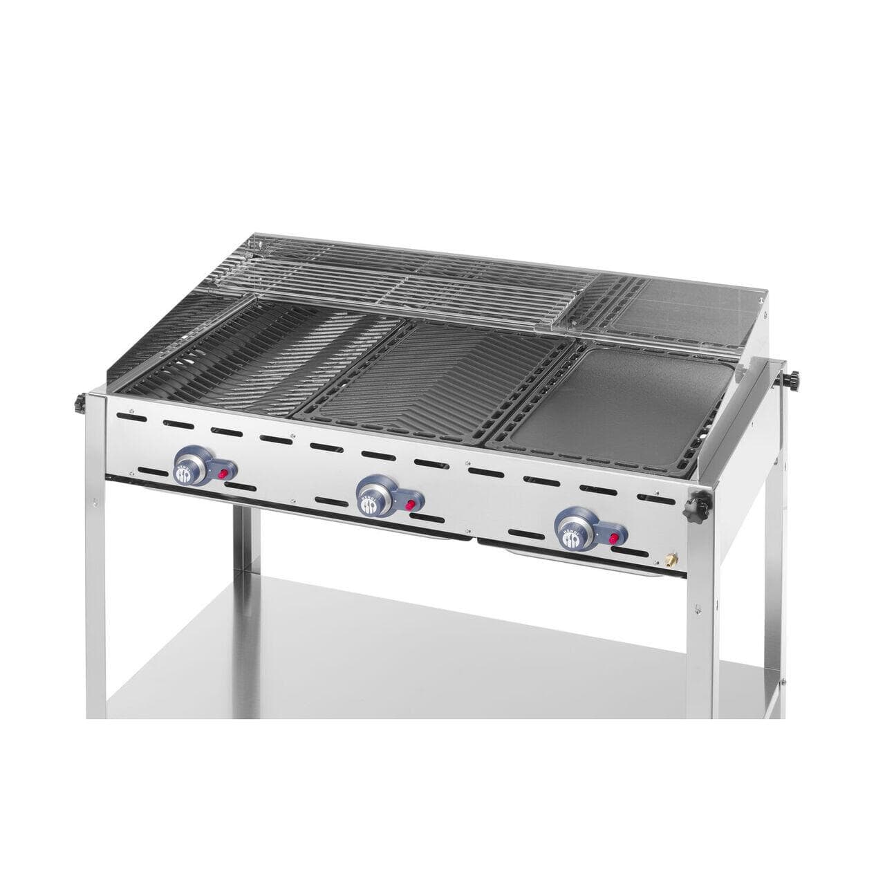 Grătar Green Fire cu 3 arzătoare, Profi Line, 17,4 kW, 1078x612x(H)825mm