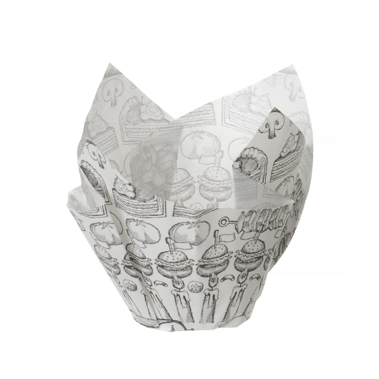 Set 150 bucati hartie impermeabila , rezistenta la grasimi, preformata, dimensiune 160x160x50(h)mm