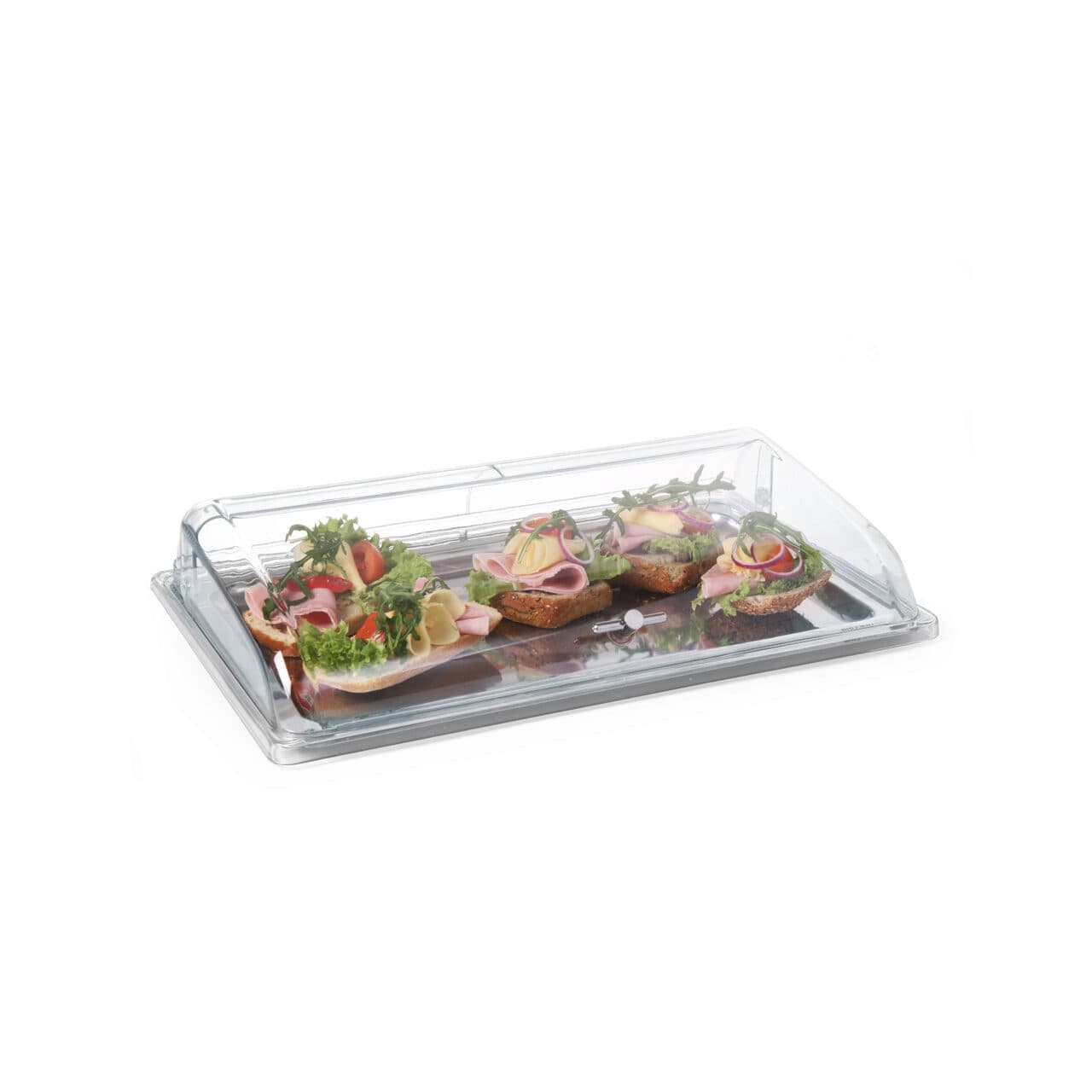 Capac rolltop policarbonat GN 1/1, H=9.5 cm