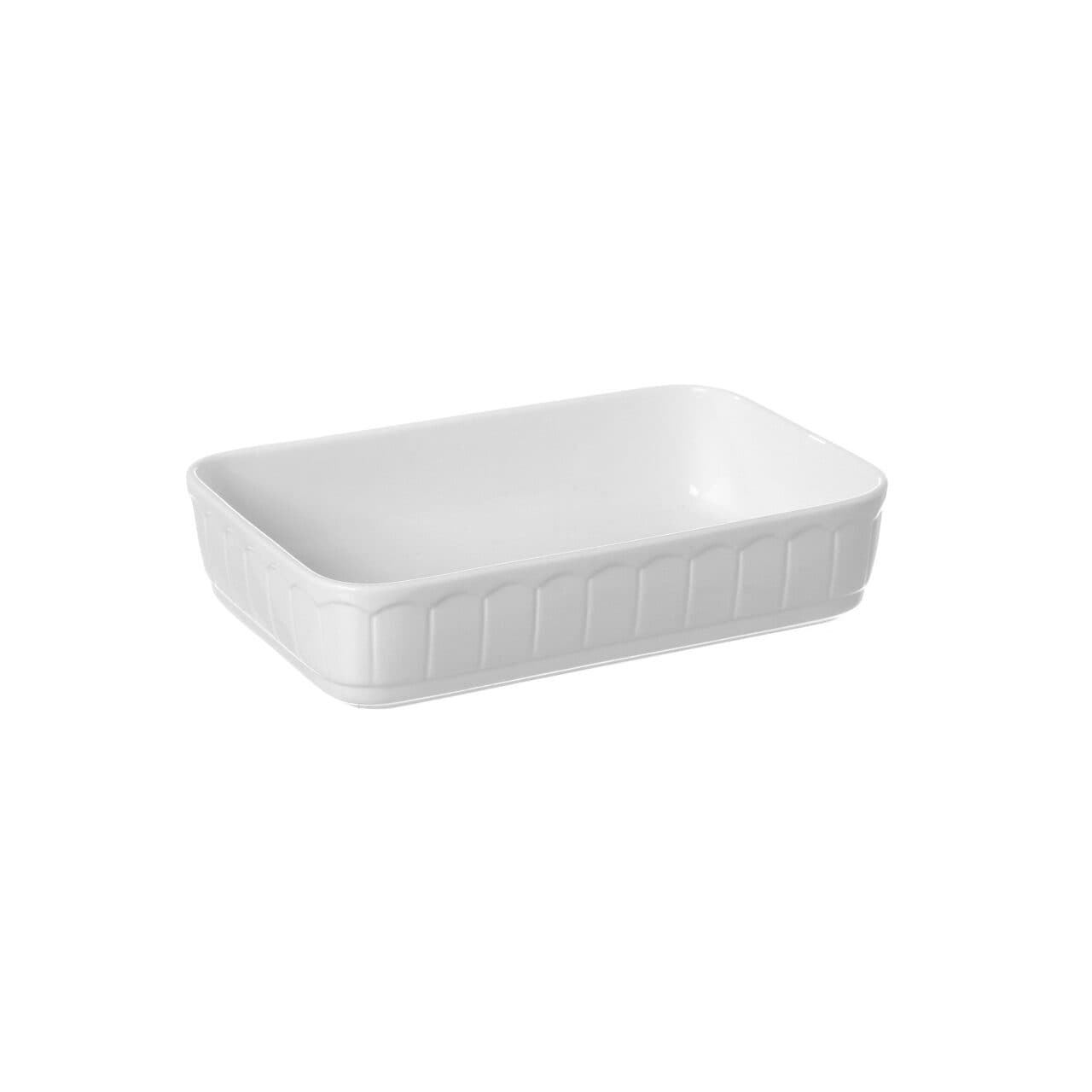 Vas cuptor dreptunghiular, Hendi, 280x185 mm, din portelan termorezistent pana la 600 grade