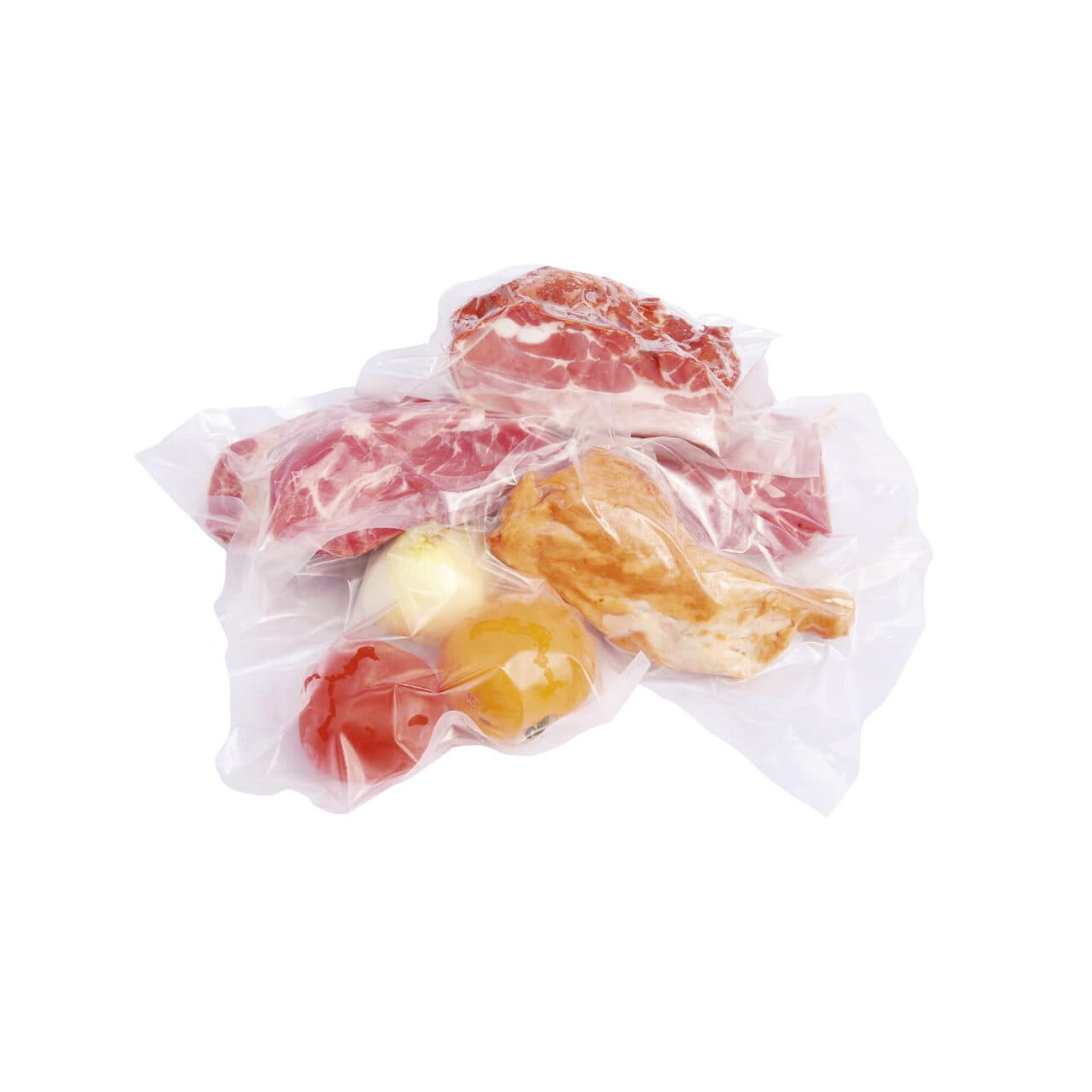 Set 100 pungi vacuum, netede, 160x230 mm, 2 straturi, 65 microni, filtru UV