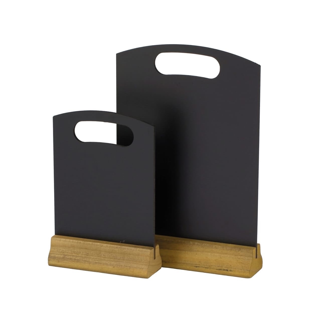 Set 2 x Tabla pentru meniu, suport lemn, 150x230 mm