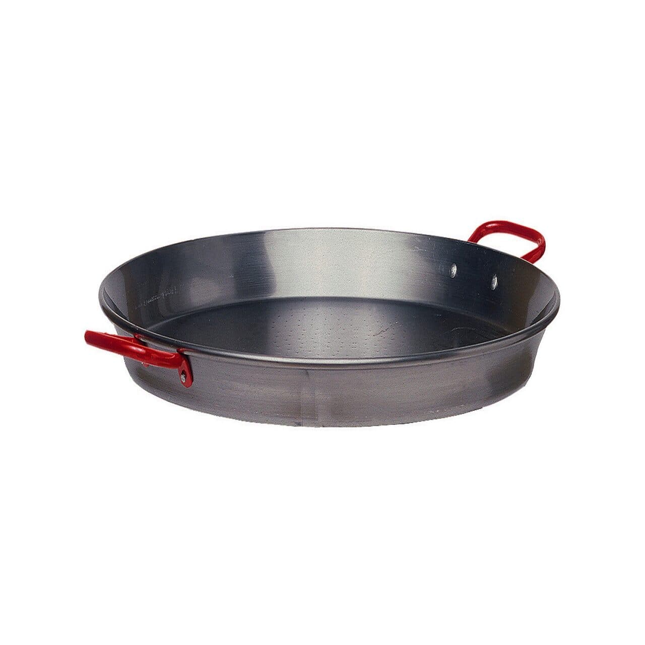 Tigaie mare cu 2 manere, diametru 30 x H 4 cm, din otel, Hendi, ideala pentru paella, pentru echipamente pe gaz
