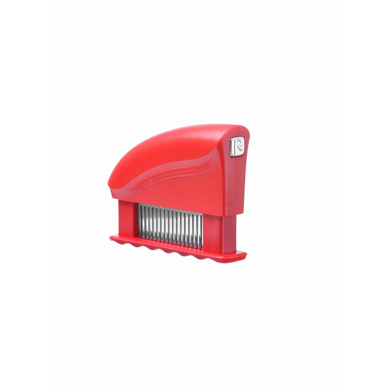 Dispozitiv fragezire carne 51 lame inox, 150x42x(H)118 mm, rosu, Profi Line