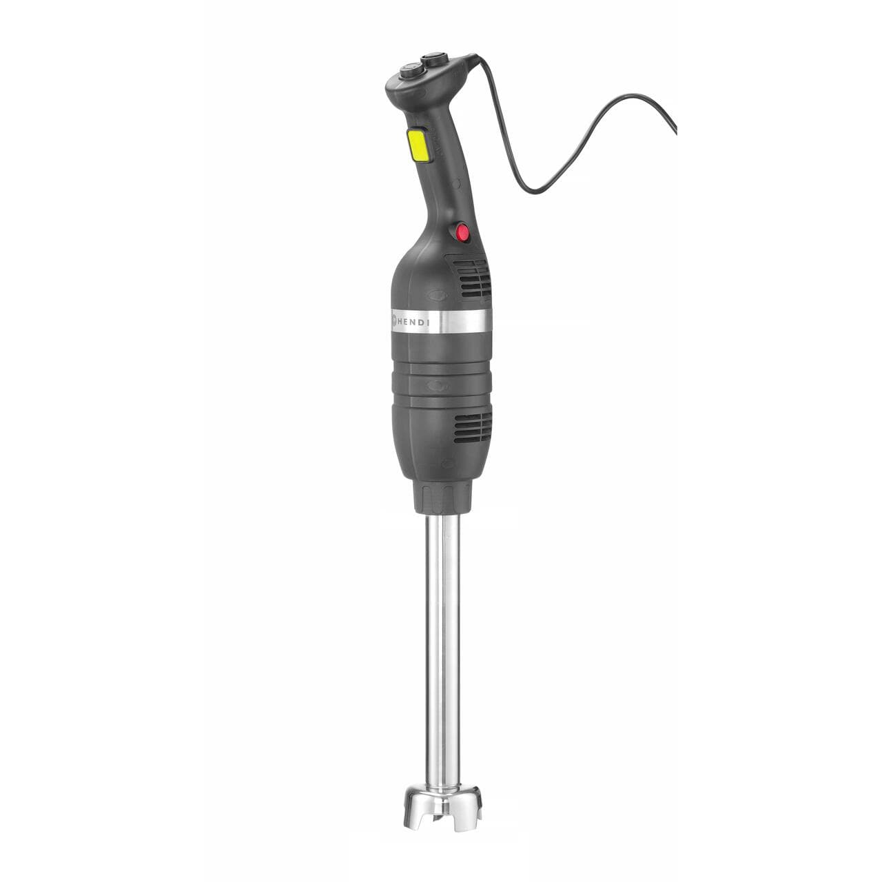 Blender de mână 500 cu viteză variabilă și ax de amestecare 400mm, HENDI, Kitchen Line, negru, 230V/500W, ø100x816mm