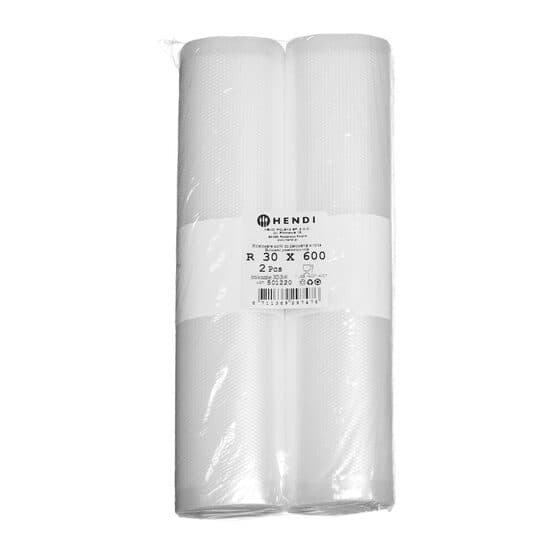 Pungi gofrate pentru depozitarea alimentelor, HENDI, set 2 role, 2 buc., 6000x300mm