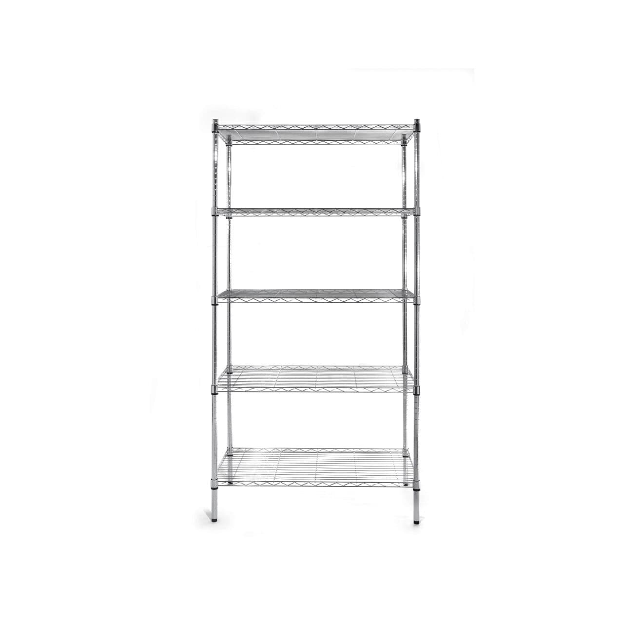 Raft depozitare cu 5 polite, 910x455x(H)1830