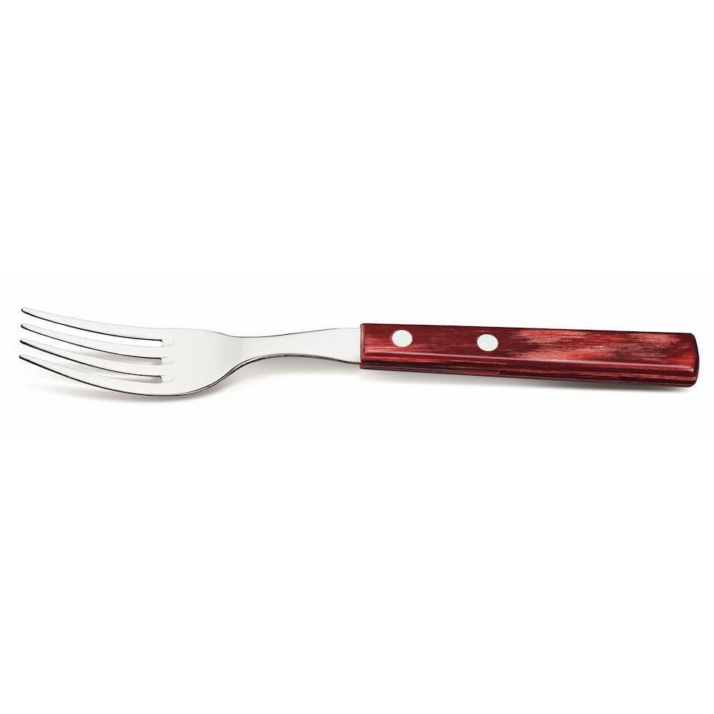 Furculita friptura/pizza, Horeca Line cu maner rosu, (L)200 mm - 12 buc./set