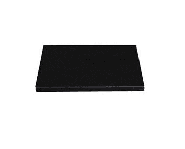 Tocator universal negru cu maner, 250x150x(H)10 mm, Hendi, polietilena HDPE, ambele parti potrivite pentru taiere, potrivit si la uz profesional