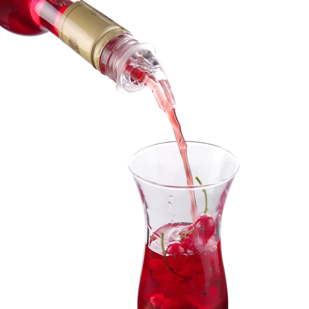 Set 4 picuratoare free flow transparent, plastic EVA