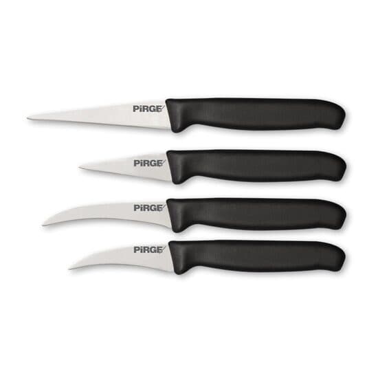 Set de 4 cutite pentru carne Pirge, lungime lama 65 mm,80 mm,55 mm,90 mm