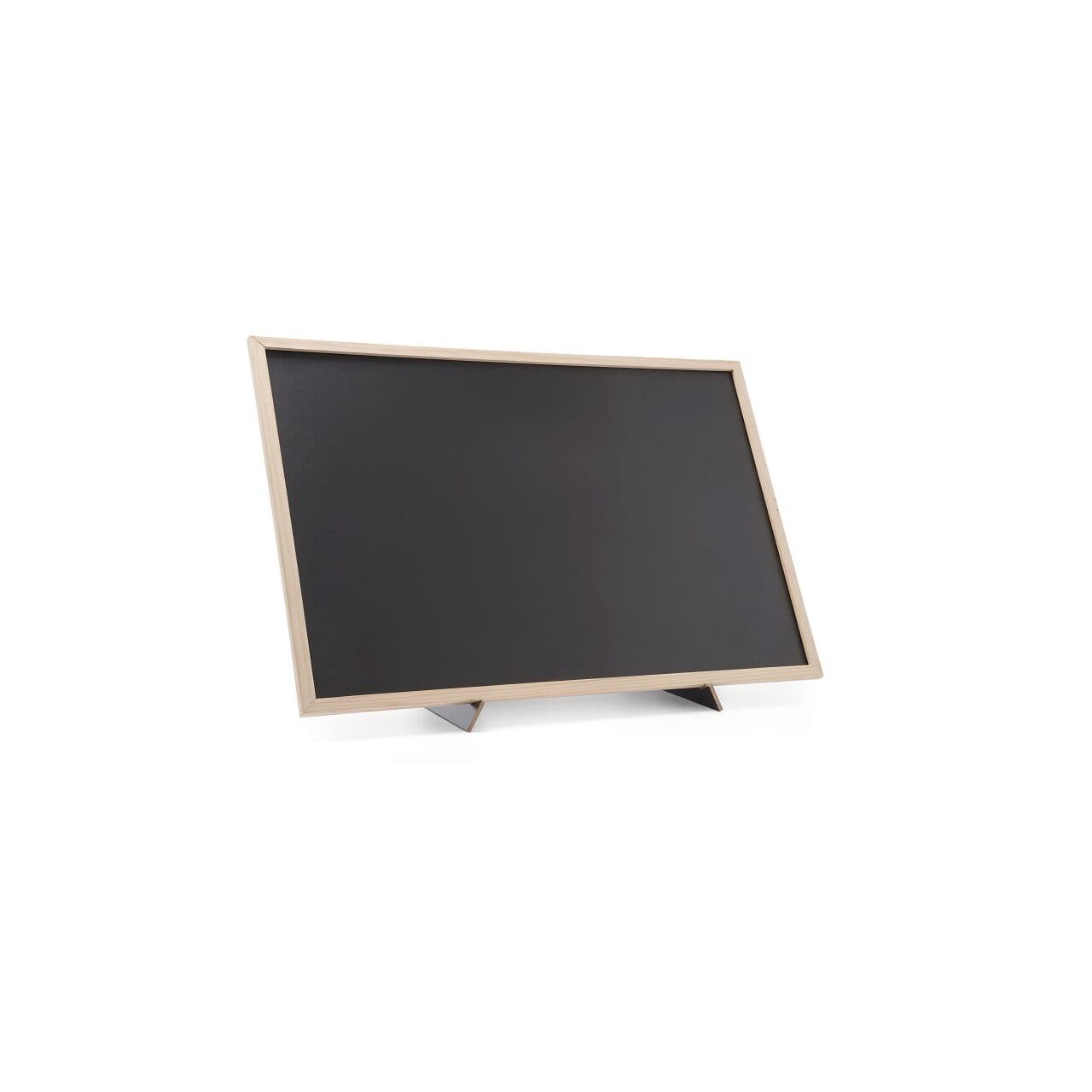 Tabla neagra cu suport si rama de lemn 400x600mm