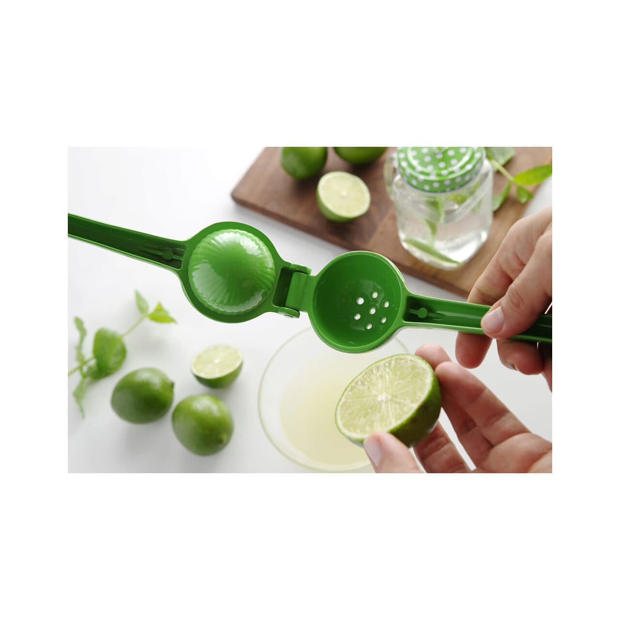 Storcator manual pentru limes, verde, aluminiu, 203x60x40 mm