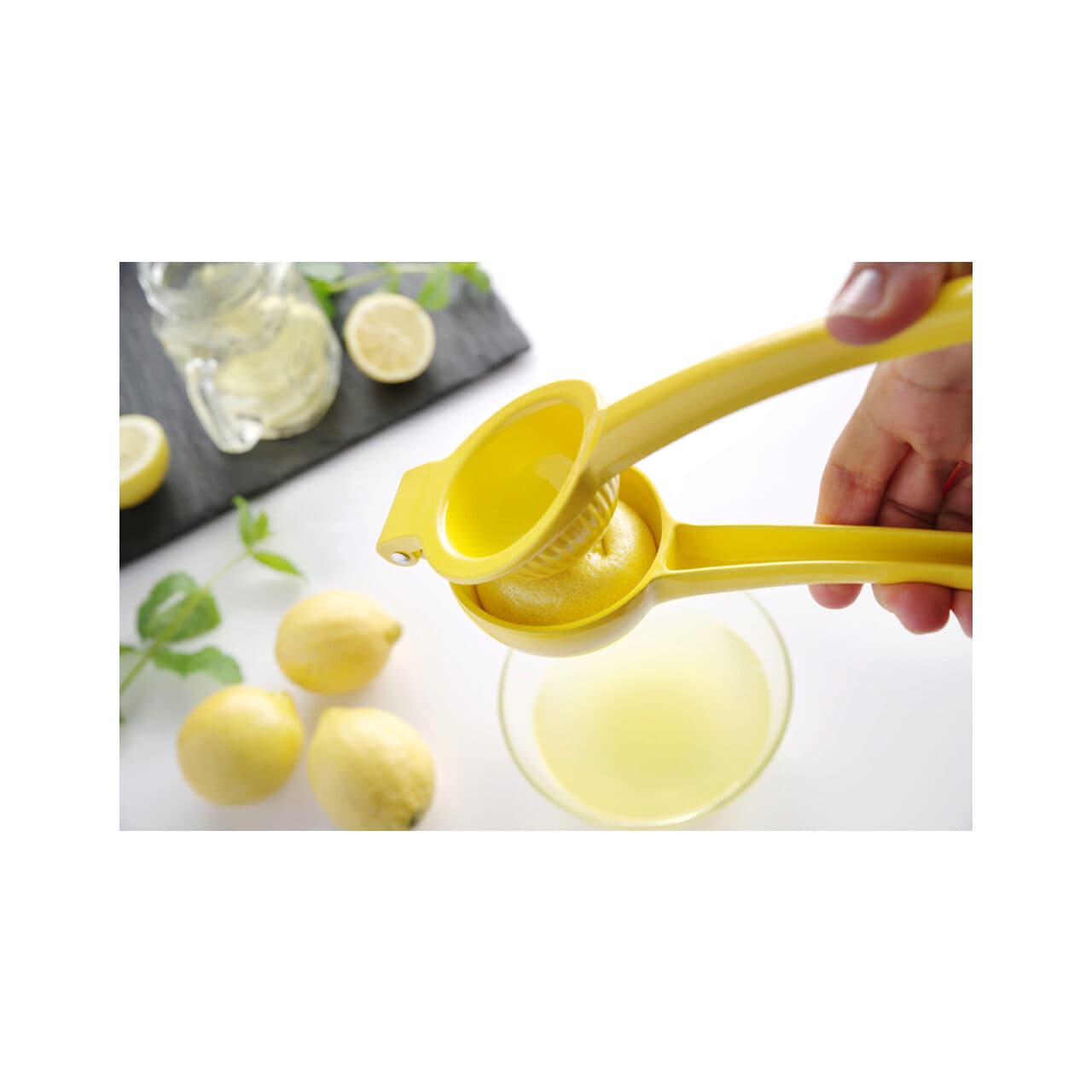 Storcator manual pentru lamai, galben, aluminiu, 223x75x45 mm