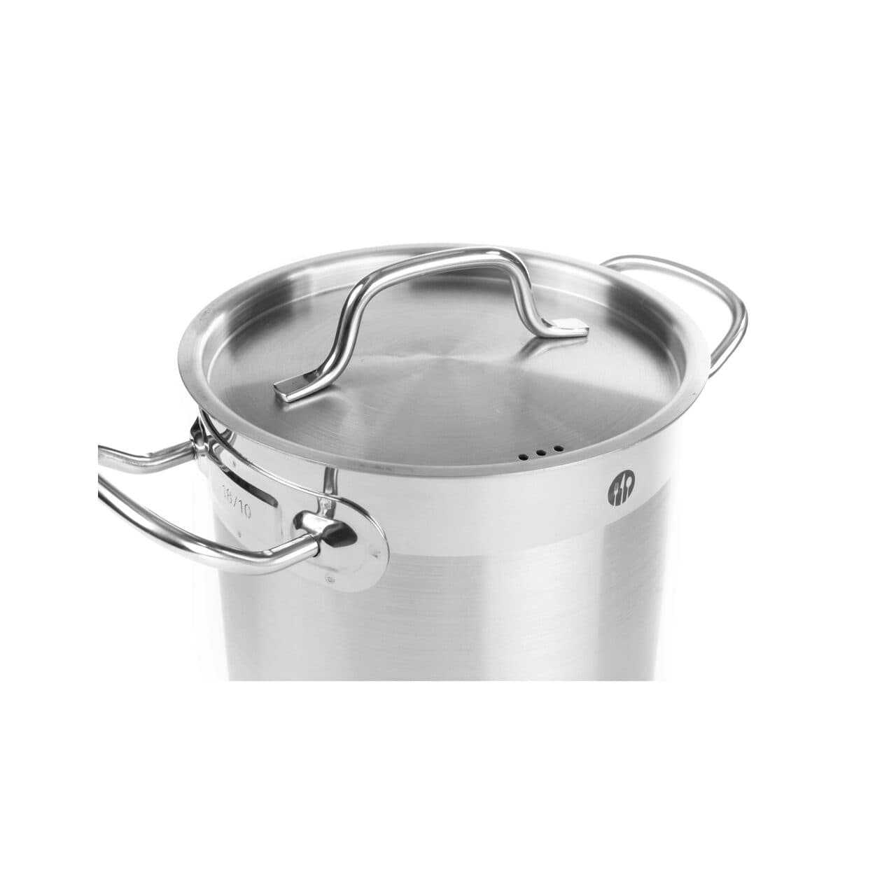Oala cu capac, 20 Lit, 32 cm diametru x 27 cm inaltime, inox, gama Kitchen Line, potrivita si pentru uz profesional