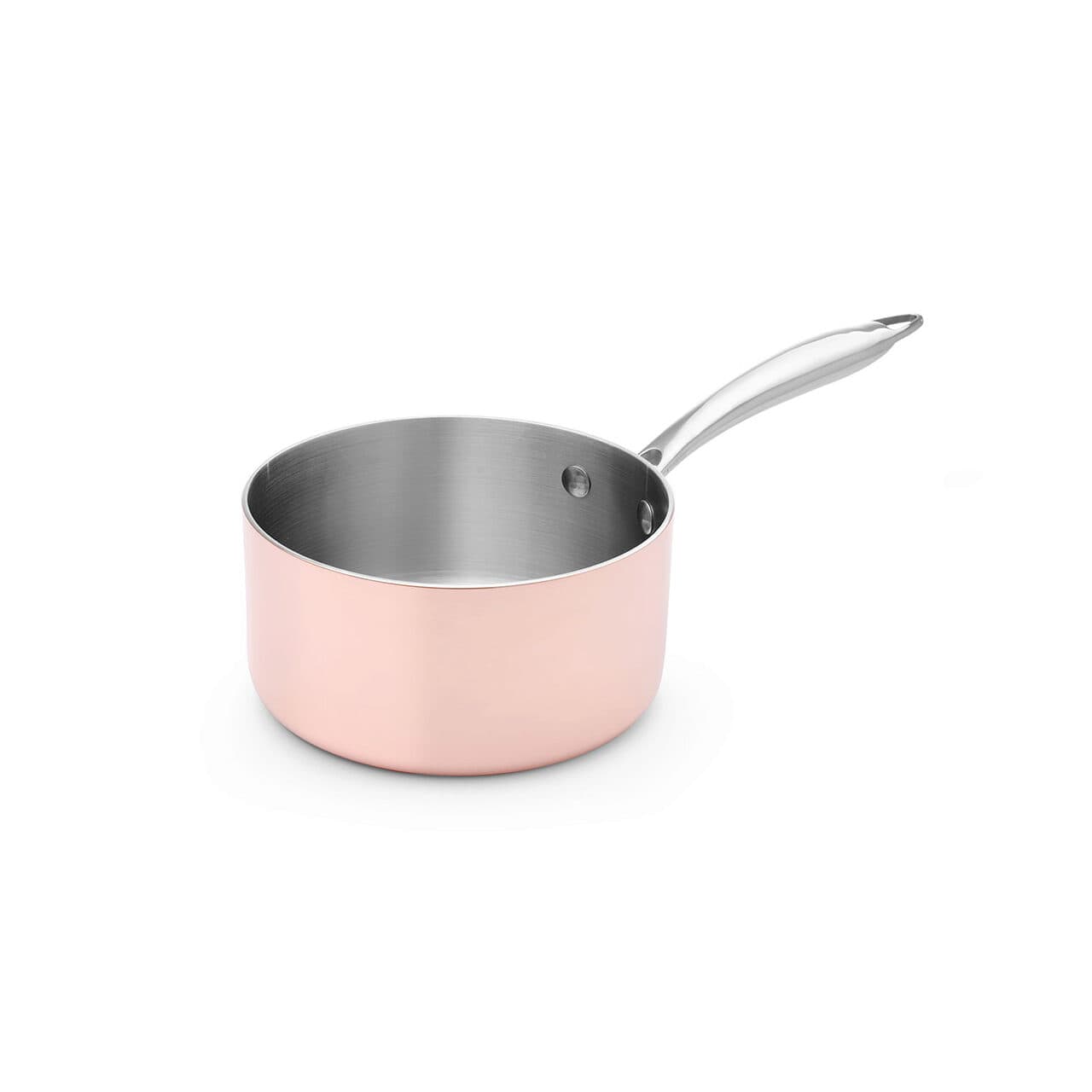 Tigaie cu maner pentru sosuri 3 straturi Inox/Aluminiu/Cupru 1.5 L 160x inaltime 80 mm