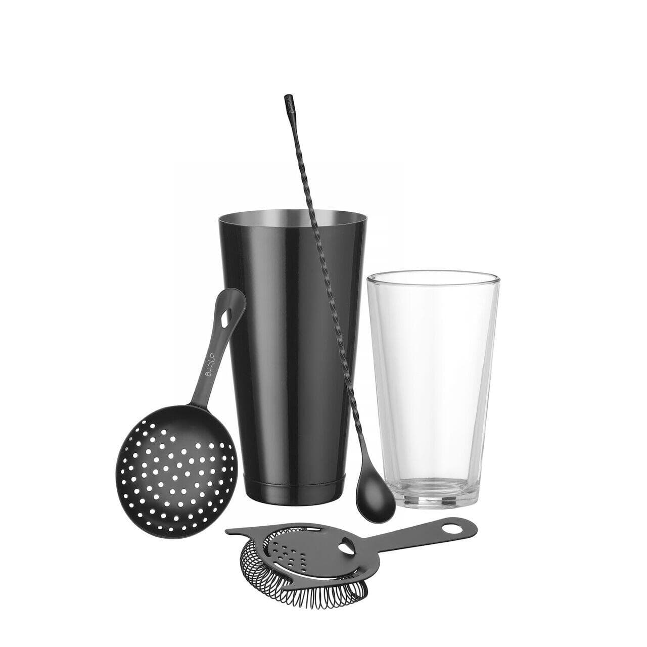 Shaker Boston, Bar up, 0,8L, Negru, øx(H)mm