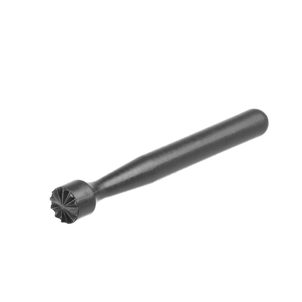 Agitator bar - muddler, Bar up, profilat, in forma de stea, Negru, ø34x207mm