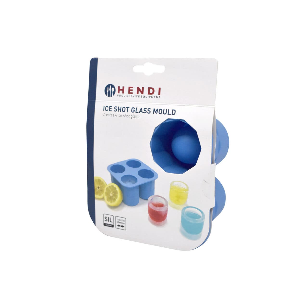 Forma cuburi de gheata, din silicon durabil, 12.2x12.2x(H)6 cm, potrivita si pentru uz profesional