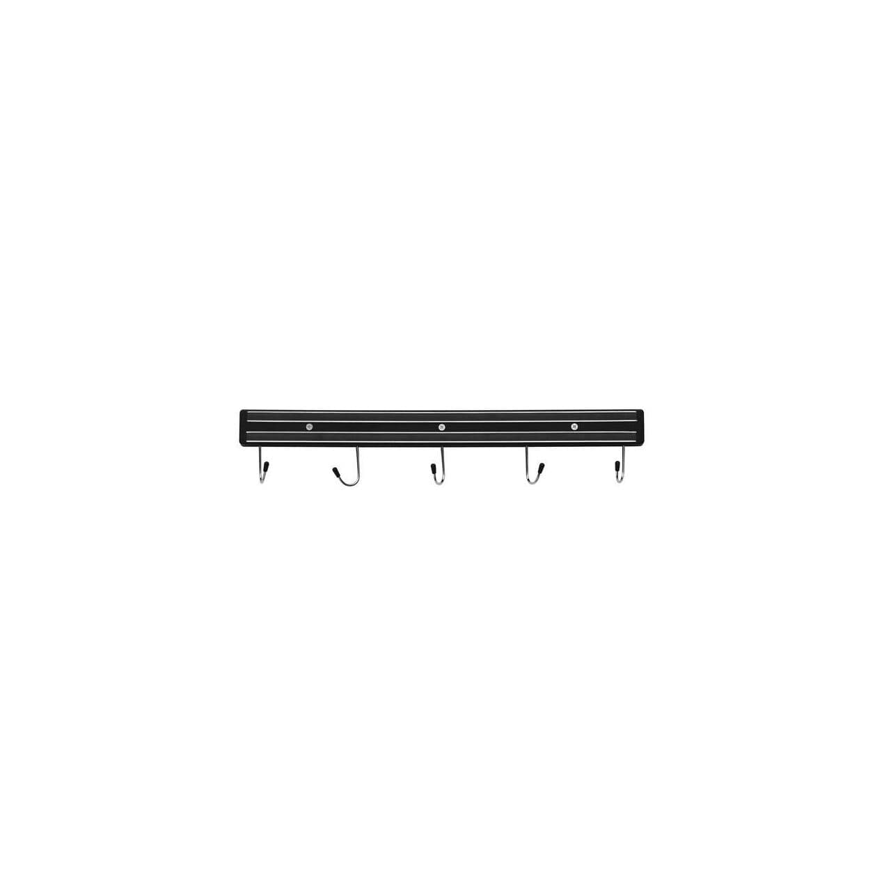 Suport magnetic pentru cutite, 60 cm, cu 6 carlige agatare