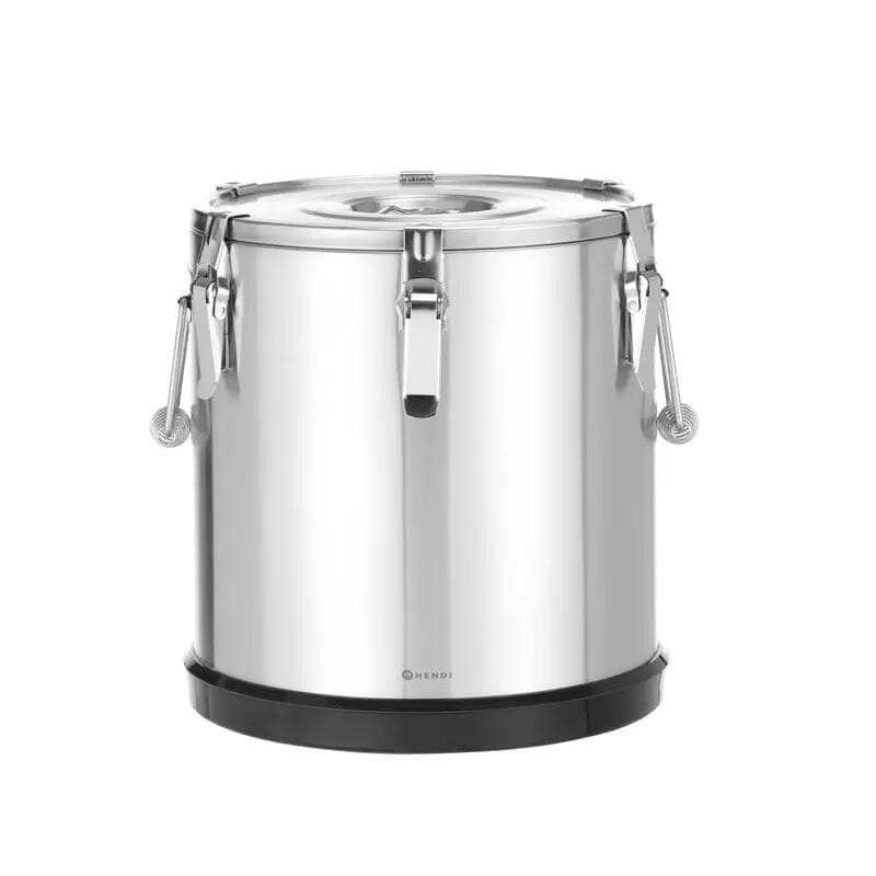 Container izolat pentru transport , inox, 25L, ø350x(H)370mm