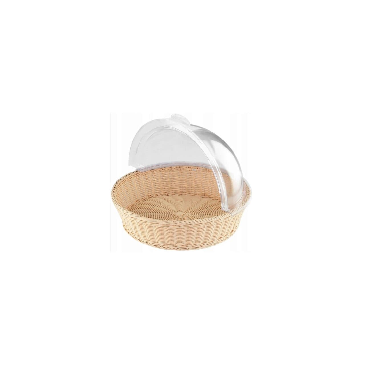 Capac Rolltop pentru cosuri de paine, rotund, Polipropilena, 405x(H)230 mm