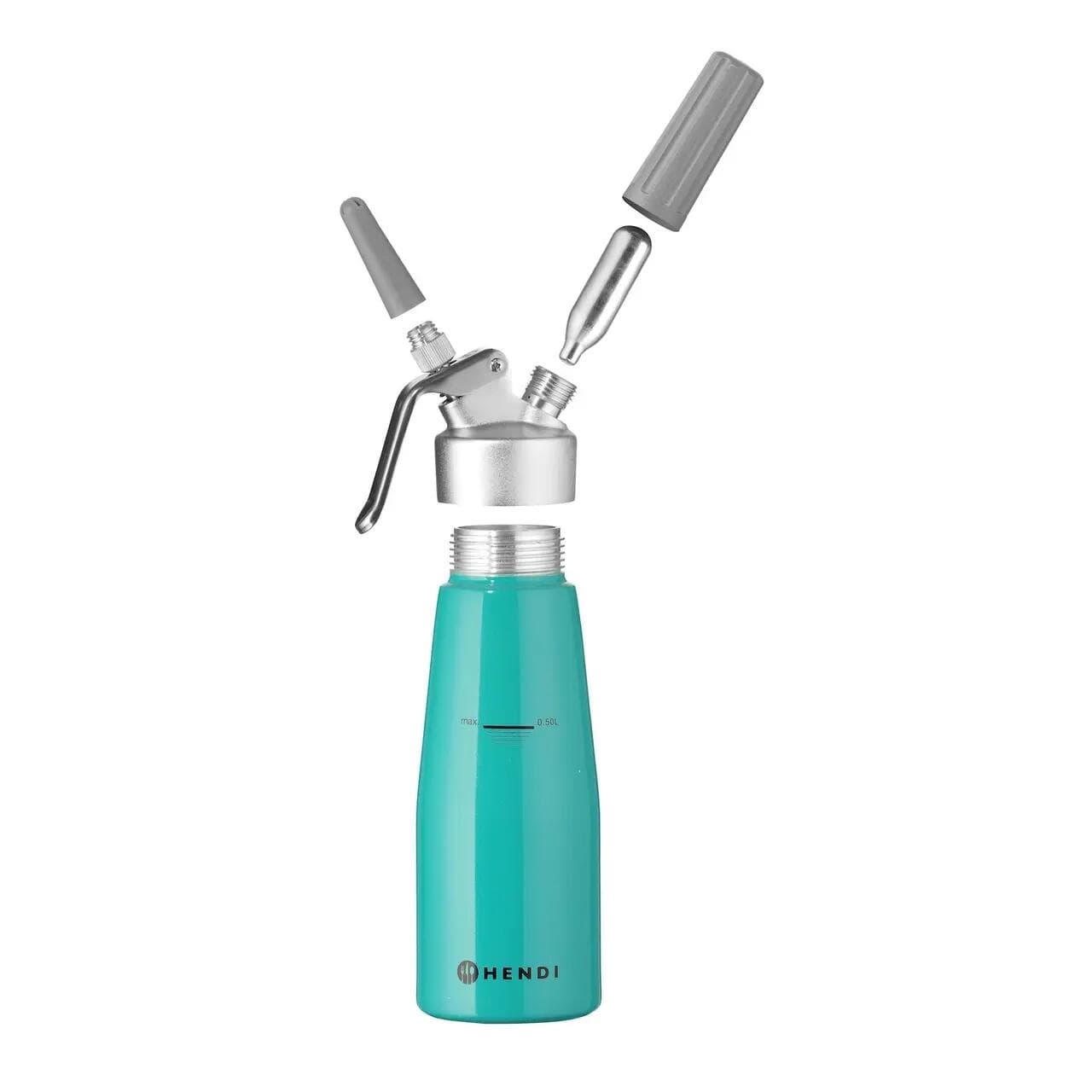Aparat frisca , Hendi, 0,5L, Turcoaz, ø80x(H)260mm