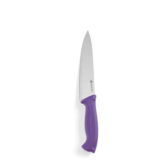 Cutitul bucatarului, lama inox, 18/32 cm, maner violet, cod culori HACCP, pt alimentele ne-alergene, potrivit si pt uz profesional