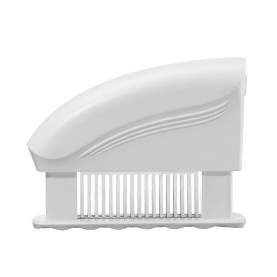 Dispozitiv fragezire carne , cu 51 lame, otel inoxidabil 18/8, plastic ABS, ALB, 15x4.2x11.8 cm