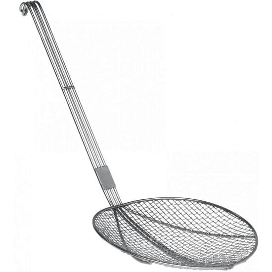 Paleta cartofi prajiti, plasa inox, 240x550 mm